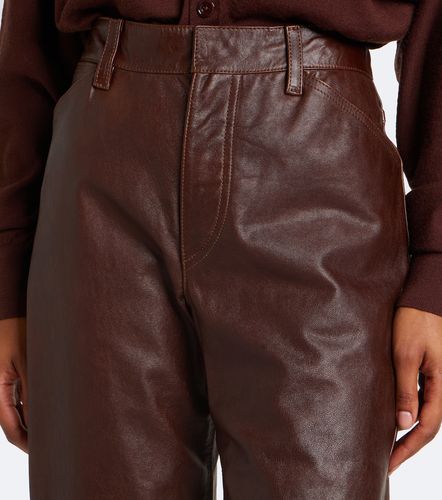 Lemaire Pantaloni regular in pelle - Lemaire - Modalova