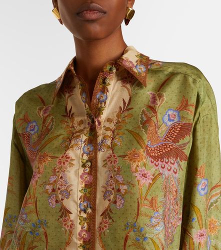 Camisa Indra de seda estampada - Zimmermann - Modalova