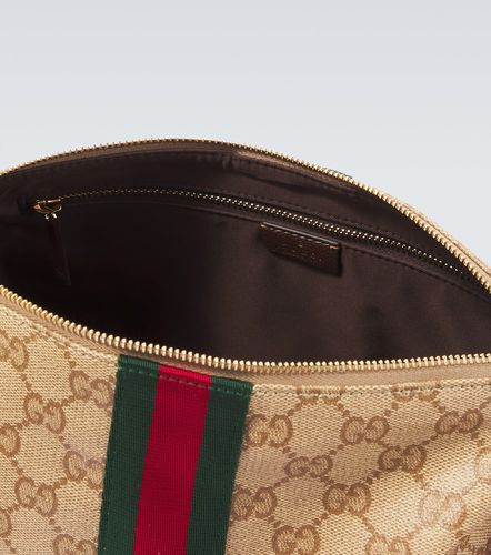 Pouch Small de lona con GG y Web - Gucci - Modalova