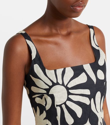 Rami printed linen top - Cala de la Cruz - Modalova