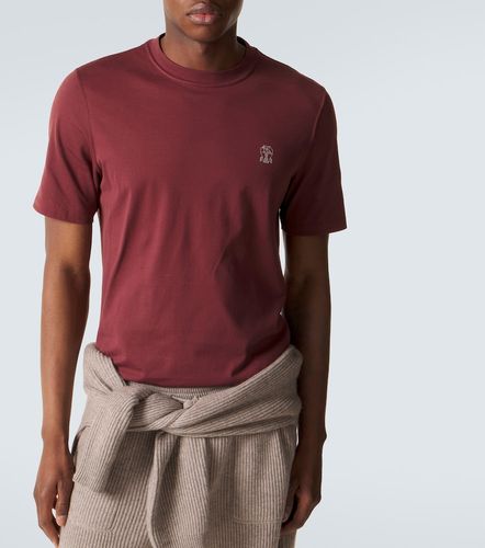 Camiseta de jersey de algodón - Brunello Cucinelli - Modalova