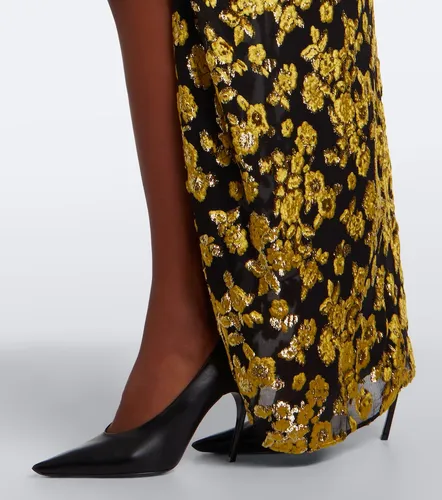 Balmain Jacquard velvet maxi skirt - Balmain - Modalova