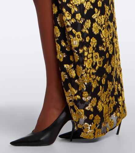 Balmain Jacquard velvet maxi skirt - Balmain - Modalova