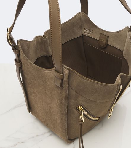 Hammock Flip Medium suede tote bag - Loewe - Modalova
