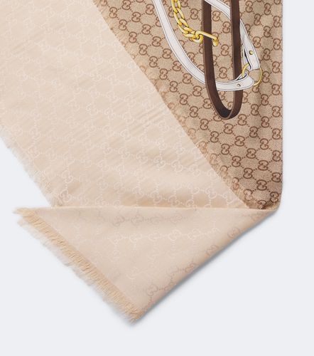 Gucci Sciarpa GG in twill di seta - Gucci - Modalova