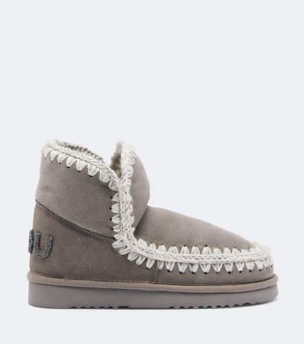 Shearling-lined suede ankle boots - Mou - Modalova