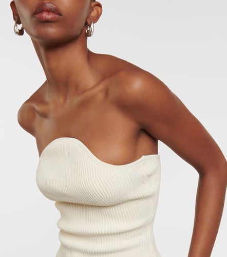 Khaite Jericho ribbed-knit bustier - Khaite - Modalova