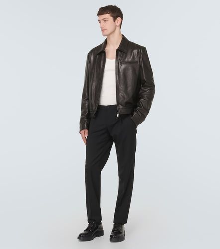 Dolce&Gabbana Leather jacket - Dolce&Gabbana - Modalova