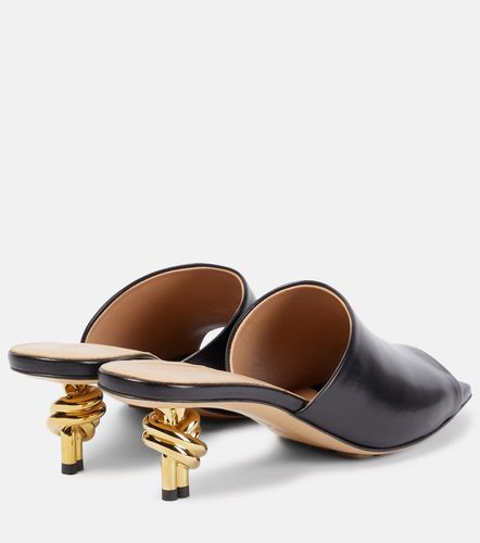 Knot 45 leather mules - Bottega Veneta - Modalova