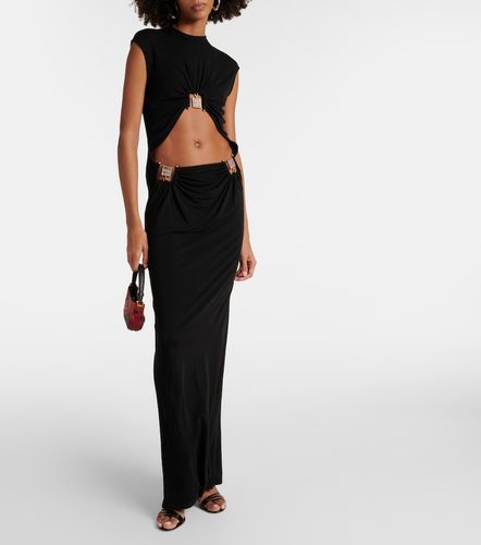 Abito lungo in jersey con cut-out - Christopher Esber - Modalova