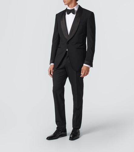 Wool and silk-blend tuxedo pants - Dolce&Gabbana - Modalova