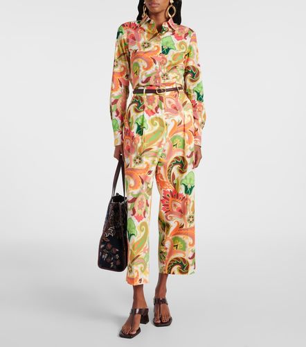 Camisa de popelín de mezcla de algodón - Etro - Modalova