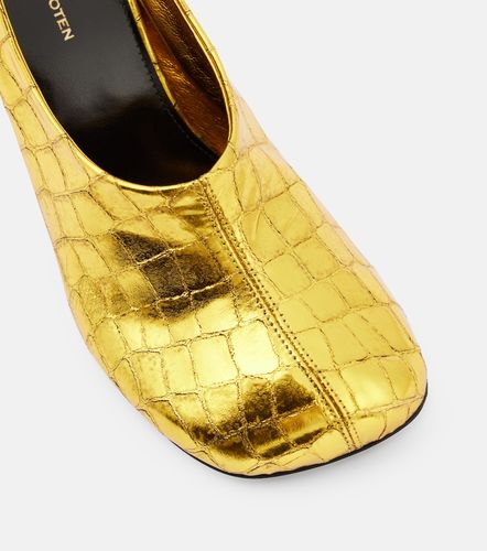 Metallic leather pumps - Dries Van Noten - Modalova