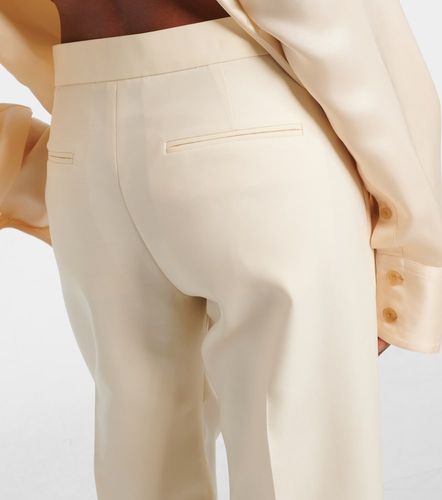 Pantaloni regular Callen in lana e seta - Khaite - Modalova