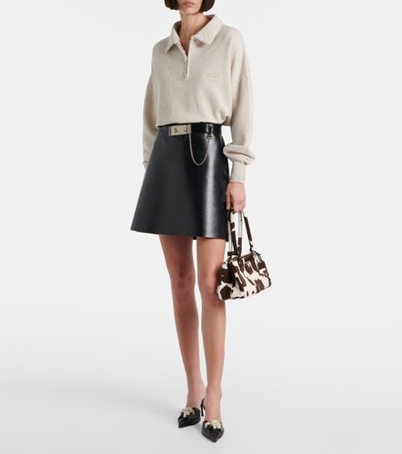 Prada Minirock aus Leder - Prada - Modalova
