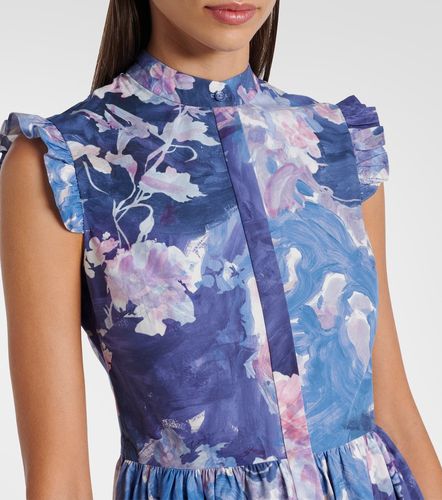 Abito midi con stampa floreale - Erdem - Modalova