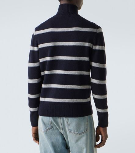 Wool and cashmere half-zip sweater - Allude - Modalova