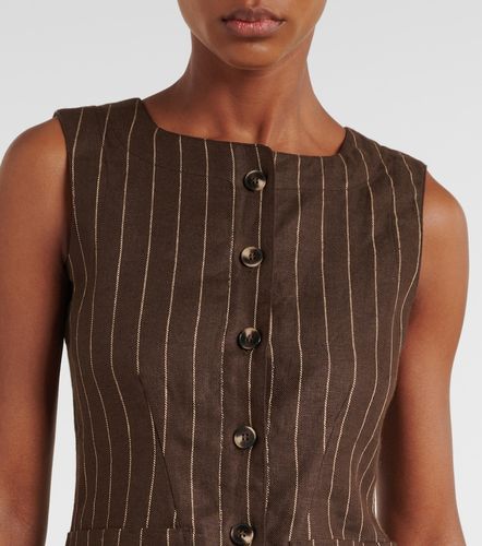 Posse Emma pinstripe linen top - Posse - Modalova