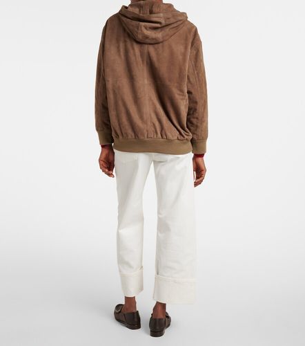 Giacca in suede con cappuccio - 'S Max Mara - Modalova
