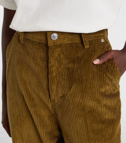 Pantalones anchos de pana de algodón - Ami Paris - Modalova