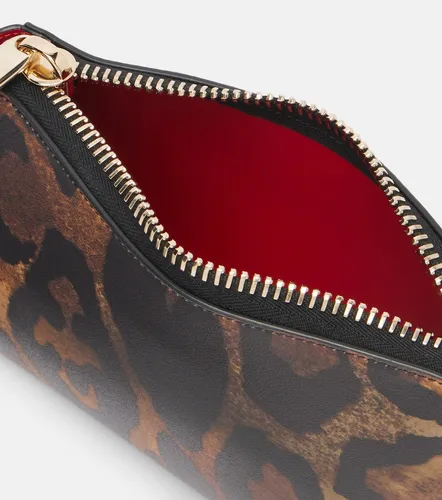 Cabata Small leopard-print leather pouch - Christian Louboutin - Modalova