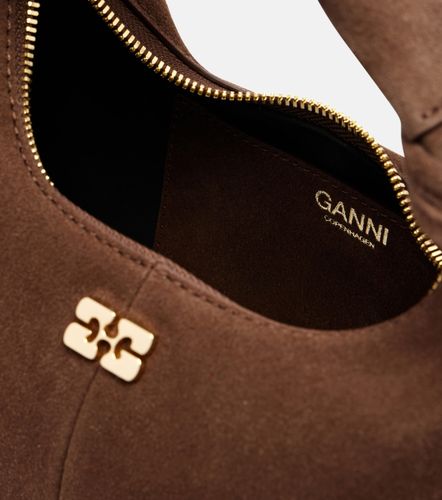 Ganni Suede top-handle bag - Ganni - Modalova
