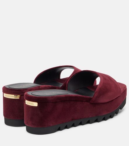 Mules Sneak Elyse in velluto con paltform - Stella McCartney - Modalova