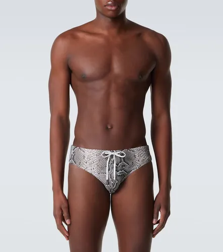 Tom Ford Snake-print swim briefs - Tom Ford - Modalova