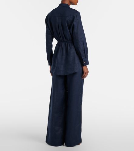 Serena linen wide-leg pants - Melissa Odabash - Modalova