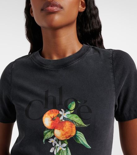 Chloe Printed cotton T-shirt - Chloe - Modalova