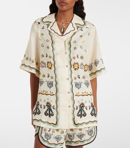 Antoinette printed linen shirt - Alemais - Modalova