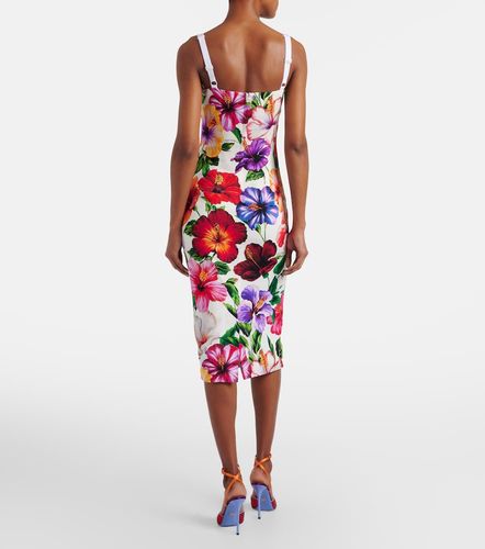 Midikleid aus einem Seidengemisch - Dolce&Gabbana - Modalova