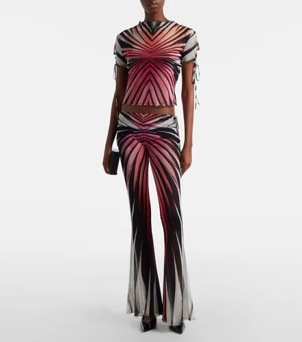 Roberto Cavalli Printed mesh top - Roberto Cavalli - Modalova