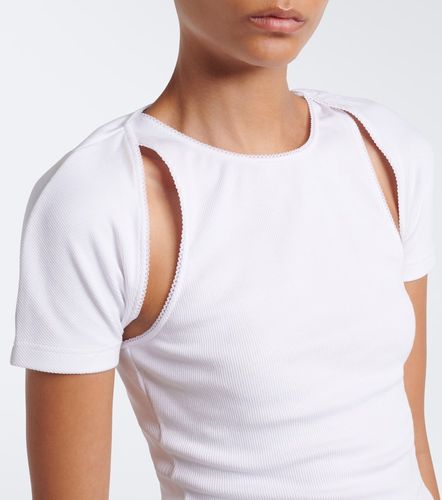 Alaïa Top in jersey a coste - Alaia - Modalova