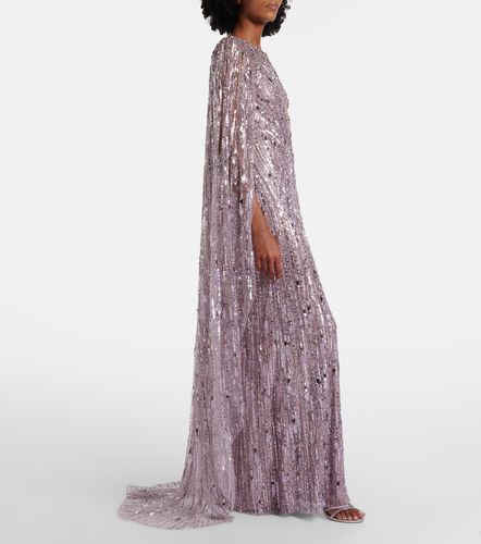 Abito lungo Elio con cristalli e pailettes - Jenny Packham - Modalova