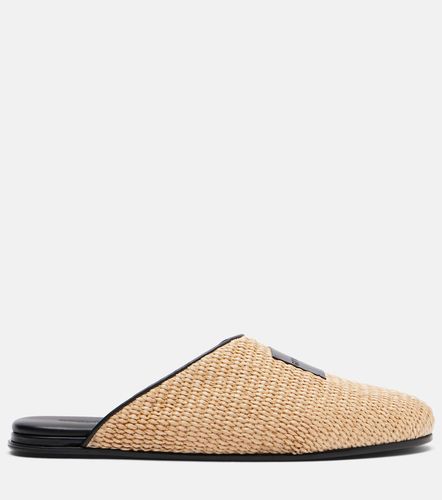Givenchy Slippers Label mit Leder - Givenchy - Modalova