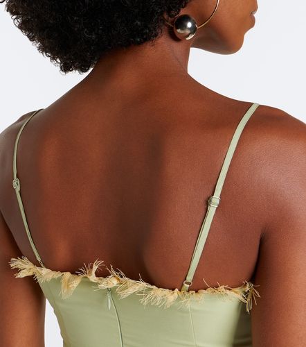 Maxikleid Estela aus Georgette mit Spitze - De La Vali - Modalova