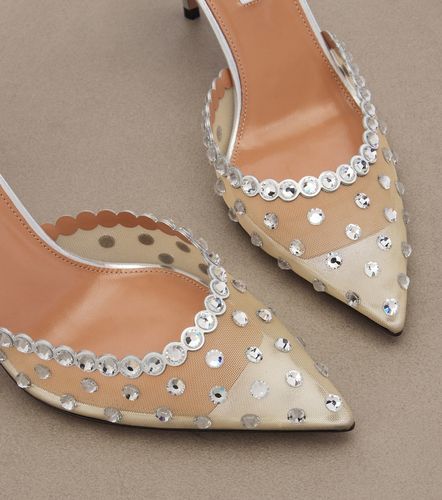 Tequila embellished mesh pumps - Aquazzura - Modalova