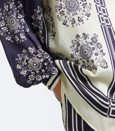 Alémais Camisa Banderra de satén de seda estampada - Alemais - Modalova