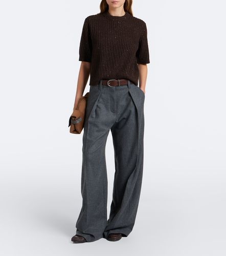 Pullover in misto lana e cashmere - Brunello Cucinelli - Modalova