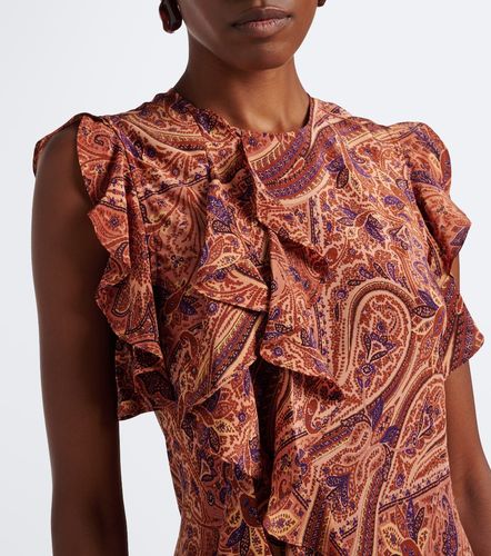 Abito midi Ameline in crêpe de chine di seta - Ulla Johnson - Modalova