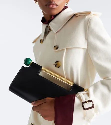 Tubogas Spheres leather clutch - Bvlgari - Modalova