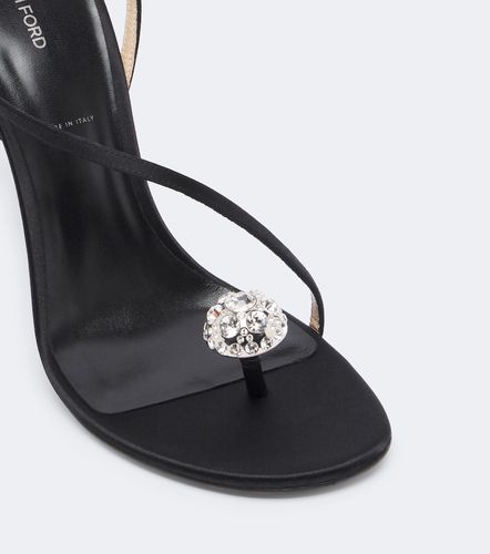 Cassia crystal-embellished satin sandals - Tom Ford - Modalova