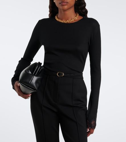 Top Pure Sleekness de algodón con encaje - Dorothee Schumacher - Modalova