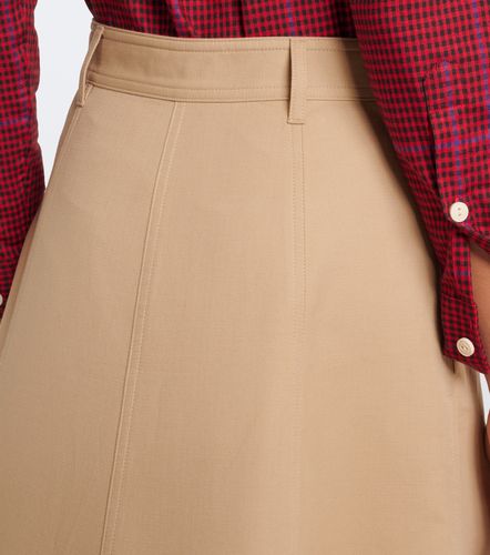 Gonna midi in twill di cotone e lana - Polo Ralph Lauren - Modalova