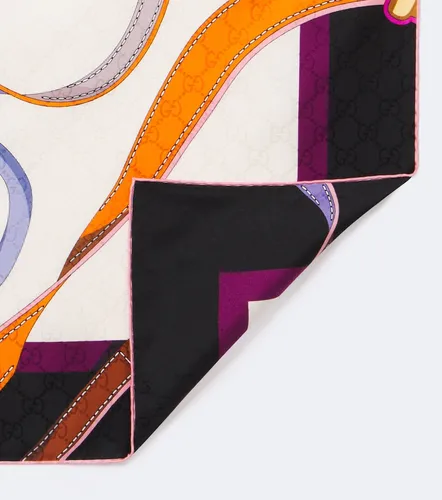 Gucci Printed silk twill scarf - Gucci - Modalova
