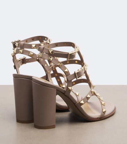 Rockstud leather sandals - Valentino Garavani - Modalova