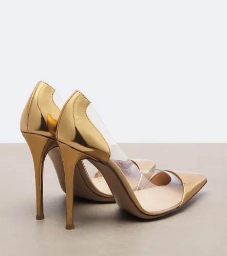 Plexi 105 leather and PVC pumps - Gianvito Rossi - Modalova