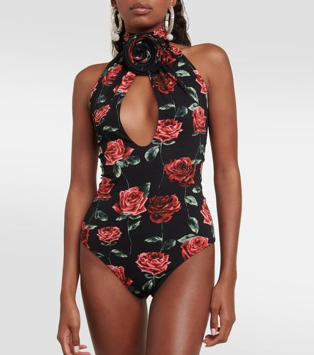 Floral cutout jersey bodysuit - Magda Butrym - Modalova