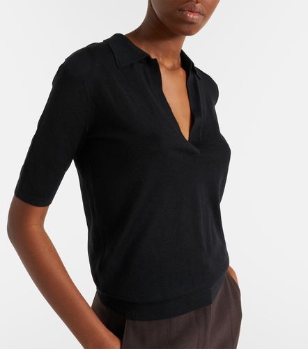 Pullover polo Frank in cashmere e seta - Gabriela Hearst - Modalova